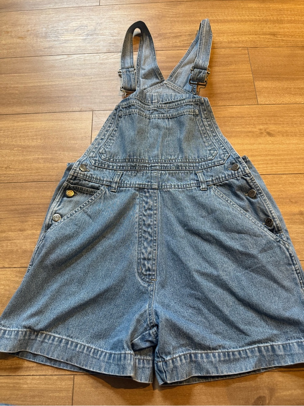 County Seat Vintage 90’s Denim Short Overalls